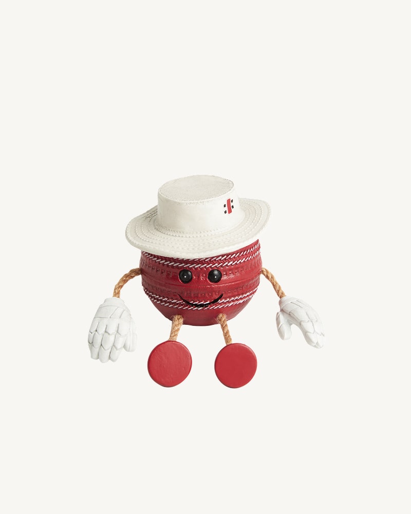 Red Cricket Ball Dangly Leg Ornament, £10